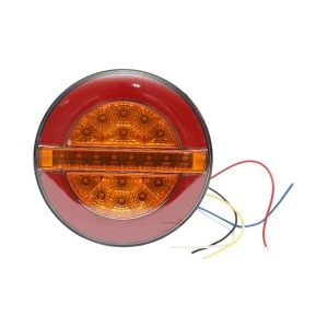 Lampa stop spate rotunda LED 12V/24V universala 140x40mm Breckner Germany, DISUJ90 - Img 3