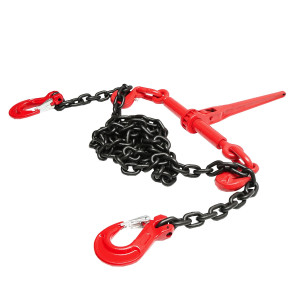 Lant ancorare pentru utilaje grele cu dispozitiv de tensionare pe clichet, greutate suportata 6.3T, lungime lant 4m, grosime zala fi 10mm, Cod: BK92732, Brand: BRECKNER GERMANY - Img 4