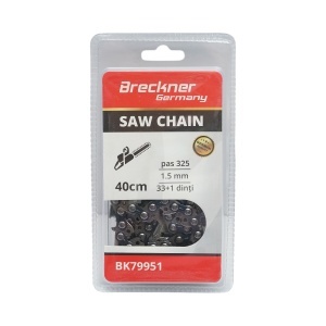 Lant drujba pas 325, 33+1 de dinti, 1.5mm, lungime 40cm , Cod: BK79951, Breckner Germany - Img 1