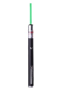 Lanternă cu Laser Pointer Verde LED – 14 cm, Negru - Img 8