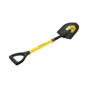 Lopata otel cu varf ascutit tip cazma 220x290x1020mm, coada din fibra de sticla si maner D Crownman, BK00406 - Img 6