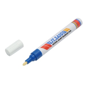 Marker vopsea albastru pe baza de ulei, impermeabil, uscare rapida 12 bucati, Cod: DISPK39 - Img 1
