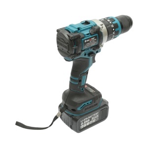 Masina de gaurit si insurubat cu percutie, 2 acumulatori 21V, 4Ah Li-ion, LED, brushless, 65Nm, mandrina 13mm, 0-400/1400rpm Breckner Germany, BRECKNER GERMANY, DISUT01 - Img 9