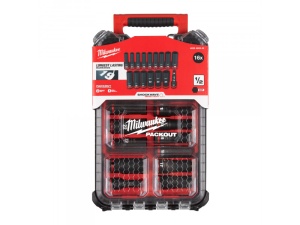 MILWAUKEE Mașină set de prize lungi 16 piese 1/2&quot; 10-24 mm PACKOUT în sistem mediu - Img 2