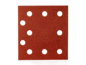 MILWAUKEE Șmirghel Velcro STD 115 x 107 mm / P80 10 găuri (10 buc) - Img 1