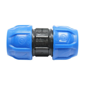 Mufa compresiune egala, D25x25mm, PN16, pentru sisteme irigatii, Cod: DISLV57, Poelsan