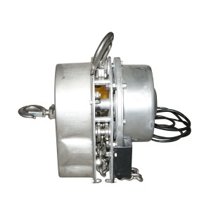 Palan electric inox 220V, 500W cu lant 3m, sarcina maxima 1000 kg, carlig cu siguranta , Cod: BK76114, Breckner Germania - Img 3