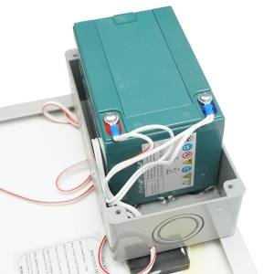Panou solar 25W 355x420x20mm cu baterie 12V/14Ah Breckner Germany, DISPK79 - Img 5