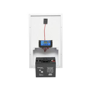Panou solar 30W 560x350x135mm cu baterie 12V/17Ah, regulator 12-24V/10Ah si 2x port USB,Cod: BK87513, Brand: BRECKNER GERMANY - Img 4