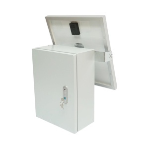 Panou solar 30W pentru aparat gard electric si baterie 420x405x25mm cu tablou metalic 400x300x150mm IP65 Breckner Germany, BRECKNER GERMANY, BK88680 - Img 7
