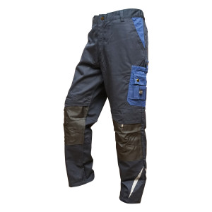 Pantaloni de lucru, poliester cu bumbac, albastru navy, L, Cod: BK77216, Brand: BRECKNER GERMANY - Img 2