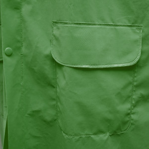 Pelerina cu gluga impermeabila XXXL poliester si PVC cu fante de aerisire, 2 buzunare si fermoar verde, Cod: BK77412, Brand: BRECKNER GERMANY - Img 6