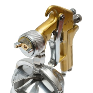 Pistol de vopsit cu aer comprimat 1000ml, debit 160-240ml/min, duza 1.8mm, presiune max. 3.5 bar , Cod: DISPT06 , Marca: CROWNMAN - Img 5