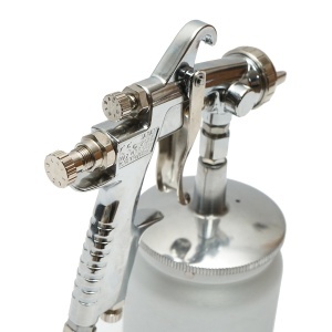Pistol de vopsit cu aer comprimat 600ml, duza 1.3mm HVLP, debit 190ml/min, presiune max. 5 bar, Cod: BK76136 - Img 6