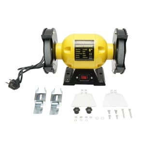 Polizor de banc 250W, 220V disc abraziv 150x16x12.7mm, viteza rotatie 2950rpm , Cod: DISPT58, Marca: CROWNMAN - Img 2