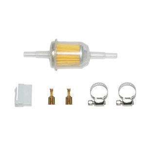 Pompa alimentare electrica universala cu filtru incorporat, 12V, L=145mm, fi 8mm pentru motorina/benzina OEM YK-3118, HEP-02A, Cod: DISSR75, Brand: AUTOSPEED - Img 4