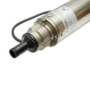Pompa apa submersibila inox 1.5kW, 220V, D100mm, debit 5 m3/h, inaltime refulare 60m, 9 turbine ceramice, racire pe ulei, panou de control K90QJD2-60/9-1.5 Breckner Germany, DISVN33 - Img 6