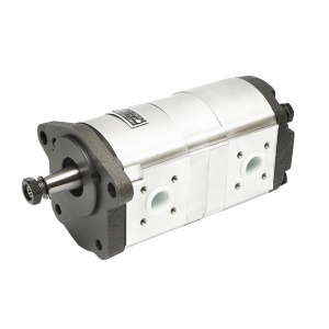 Pompa hidraulica cu sens rotatie stanga, debit 14+8cm3 pentru Claas, Renault 7700035525, BK92115, BRECKNER GERMANY