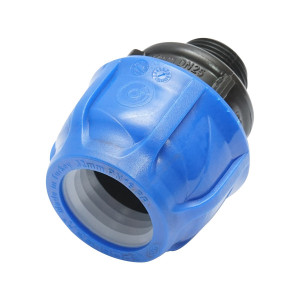 Racord compresiune, cu filet exterior, D25mmx3/4 toll, PN16, pentru sisteme irigatii, Cod: DISLV42, Poelsan - Img 3