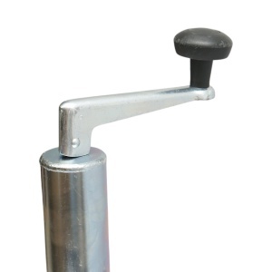 Roata de sprijin remorca 200x50mm, diametru tub 48mm, reglabila 570-800mm, sarcina maxima 136kg Breckner Germany, BK93159 - Img 5