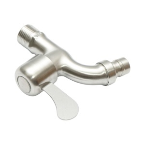 Robinet apa de serviciu, montaj perete, otel inoxidabil ,Cod: DISSY44 - Img 5