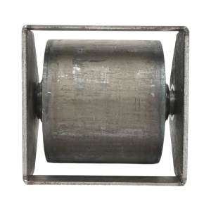 Rola rulare container basculabil 200x178mm, suport sudabil, otel brut, DISVF10 - Img 5