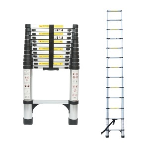 Scara aluminiu telescopica 3.8m, 13 trepte antiderapante, sarcina maxima 150kg Breckner Germany, BRECKNER GERMANY, DISUG15