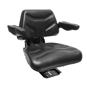Scaun pentru tractor, negru, reglabil cu cotiera, latime sezut 485mm, Cod: DISLW12 - Img 4