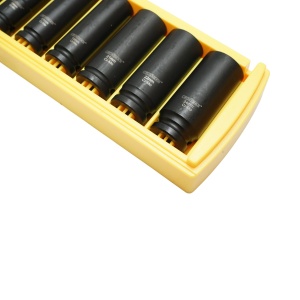 Set 10 chei tubulare de impact lungi 10-24mm, patrat 1/2 inch, material Cr-Mo, standard DIN 3121, industrial , Cod: DISPT46 , Brand: CROWNMAN - Img 3