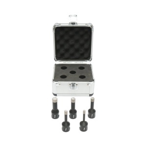 Set 5 carote diamantate 6, 8, 10, 12, 14mm, filet interior M14 pentru placi ceramice, marmura, granit Breckner Germany, BRECKNER GERMANY, BK93060 - Img 2