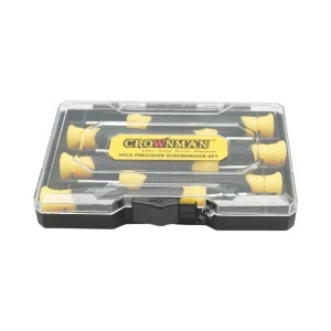 Set 6 surubelnite de precizie drepte si in cruce cu varf magnetic profesionale Cr-V , Cod: DISUF88, Crownman - Img 3