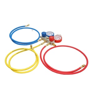 Set baterie manometru cu 2 cai pentru agent frigorific, AC R22, Cod: BK77539, Brand: BRECKNER GERMANY - Img 7