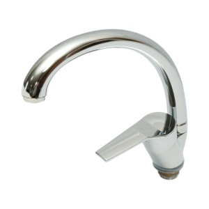 Set baterii baie si bucatarie 3 in 1, baterie cada cu para dus si furtun, baterie lavoar, baterie chiuveta bucatarie, monocomanda, crom lucios, aliaj zinc, furtunuri incluse, DISVM26 - Img 3