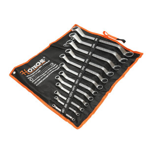 Set chei inelare cotite, 12 buc., 6-32mm, in husa textila, Cod: BK92549 Echivalență: DISFP57, Hoteche - Img 2