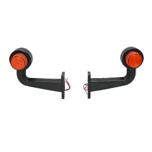 Set lampi laterale gabarit LED cu brat 12-24V, galben-rosu FR0158 Breckner Germany, BRECKNER GERMANY, BK76257