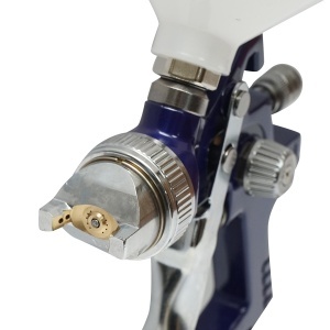 Set pistol de vopsit 600ml cu regulator presiune aer, duza 1.4/1.7mm HVLP, presiune max. 3.1 bar, Cod: BK76150 - Img 4