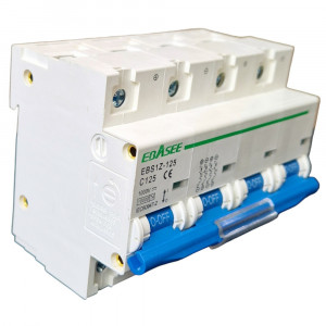 Siguranta automata tip intreruptor 4P, 125A, 1000V, EBS1Z-125, Ebasee - Img 2