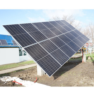 Sistem complet montare, structura tracker solar automat 9 KW, est-vest 16 panouri de 570W Breckner Germany, BK77958 - Img 2