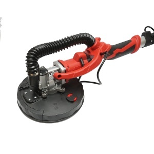 Slefuitor pereti si tavane tip girafa pliabil cu aspirator 710W, 220V, viteza 800-1800 r/min, 2 capete rotund/triunghiular, iluminare LED, 12 discuri incluse, DISSY69 - Img 8