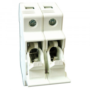 Soclu sigurante fuzibile, 2P, 16A, DC1000V, cu indicator LED, Ebasee - Img 5