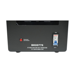 Stabilizator automat de tensiune 3000VA monofozic cu servomotor, Cod: BK69778, Brand: BRECKNER GERMANY - Img 5