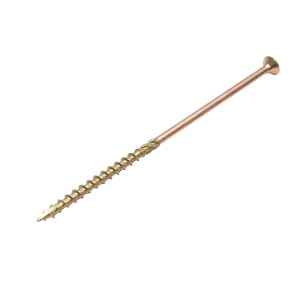 Surub pentru lemn autofiletant cu capac inecat 8x200mm tip torx TX40, 50 buc/cutie , Cod: DISSW20 - Img 3