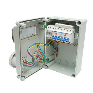 Tablou grup prize organizare santier 2x400V/32A, 6 module, 340x220x160mm IP67 SUNTREE, Cod: DISPK16, Marca: SUNTREE - Img 2