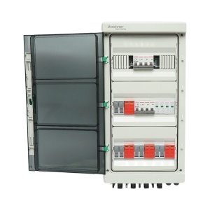 Tablou sigurante de protectie echipat 380V pentru sisteme fotovoltaice 10-20KW DC/AC cu 4 siruri/stringuri, BRECKNER GERMANY, BK78005