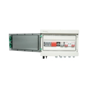 Tablou sigurante echipat DC/AC 3KW-5 KW cu protectie la baterii de 125Ah pentru invertoare ON/OFF Grid prosumator, BRECKNER GERMANY, DISEX36