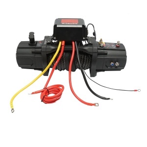 Troliu electric cu telecomanda 12V, 6.1T (13500lbs) 6.5CP, cablu sintetic 9x24m, solenoid 400A Breckner Germany, BK79323 - Img 3