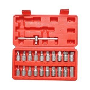 Trusa chei busoane baie ulei cu profil patrat, hex, torx 21 piese Breckner Germany, BRECKNER GERMANY, BK56532 - Img 2