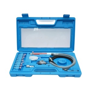 Trusa mini polizor pneumatic biax tip creion, 58000rpm, presiune 6.2 bar 17 piese Breckner Germany, BK00285