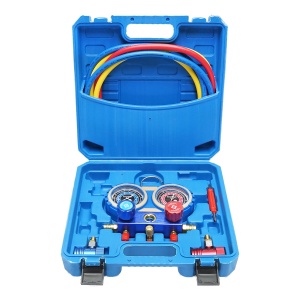 Trusa verificare si incarcare instalatii aer conditionat auto, freon R22, R32, R134a, R410a, Cod: DISMW38, Brand: AUTOSPEED - Img 1