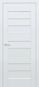 Usa interior, Elegance Pine White Silk Matt, BIT 06 G, lemn & mdf, 70x200cm, alb mat, reversibila, KDoors